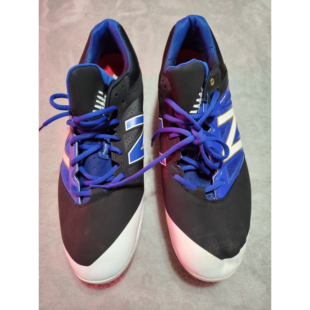 New Balance REV Lite RC 16 Black Blue Baseball  Cleats Fantom Fit Nice‎ Durable